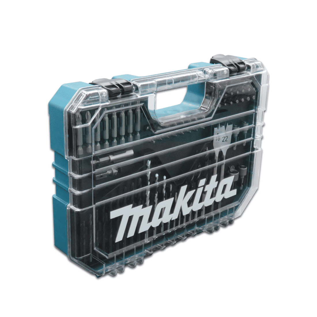 Jogo de Acessórios 75pçs Makita Caixa Transparente E-15126