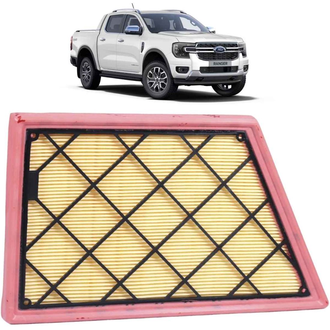 Filtro de Ar Ford Ranger 2.0 Turbo 24/... 3.0 V6 23/...