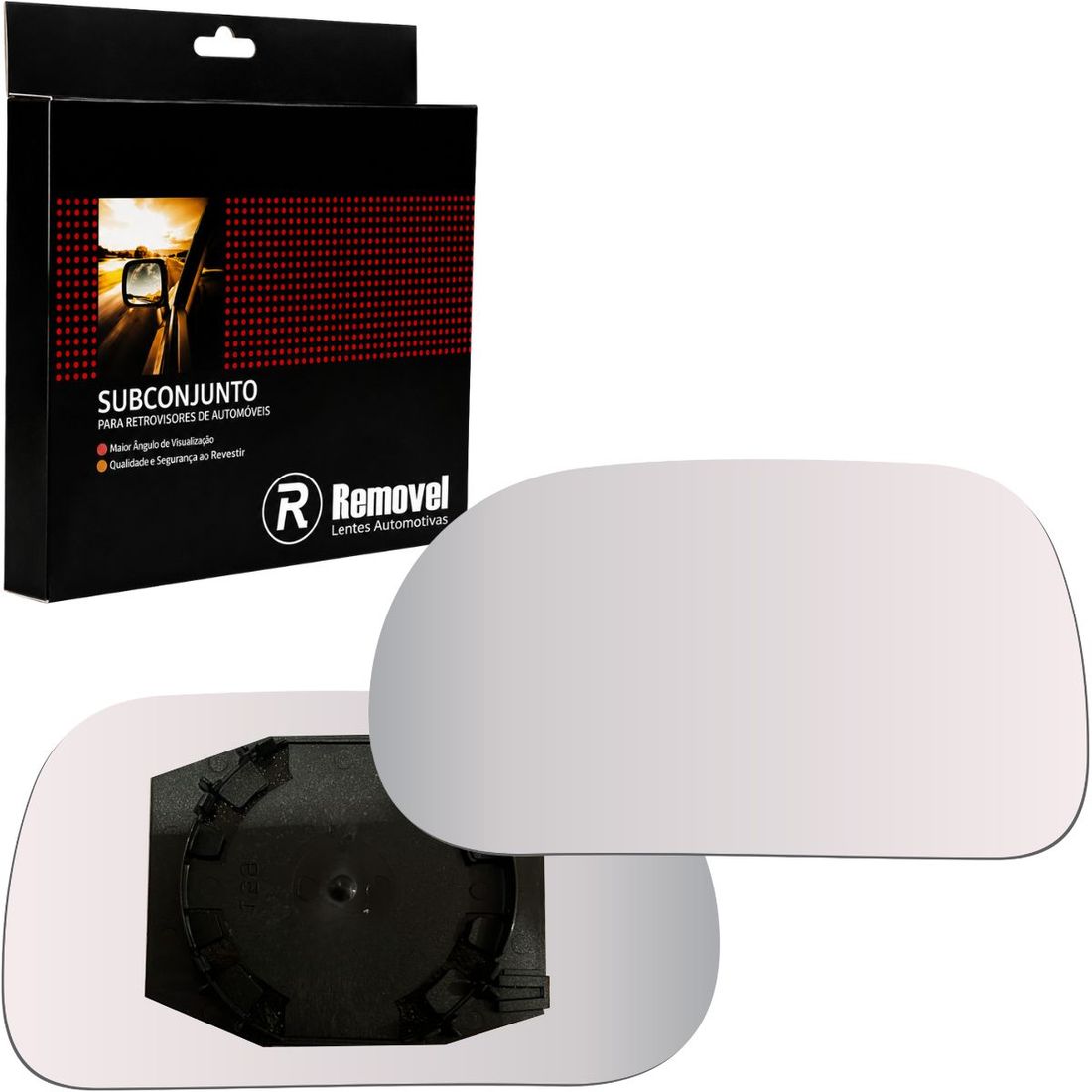Lente Retrovisor Esquerdo Fiat Marea 1998 A 2008 Brava 1998 A 2003