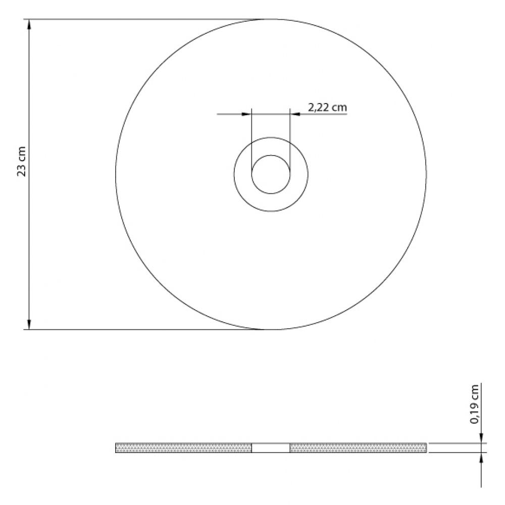 Disco de Corte Inox Tramontina 9" x 1,9mm x 7/8" 42592/009
