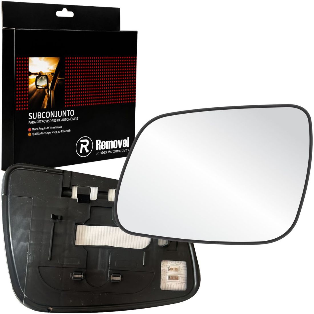 Lente Retrovisor Esquerdo Mitsubishi Lancer