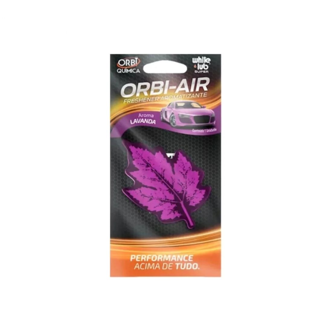 Aromatizante Para Carro Pinheirinho Orbi Lavanda Roxo