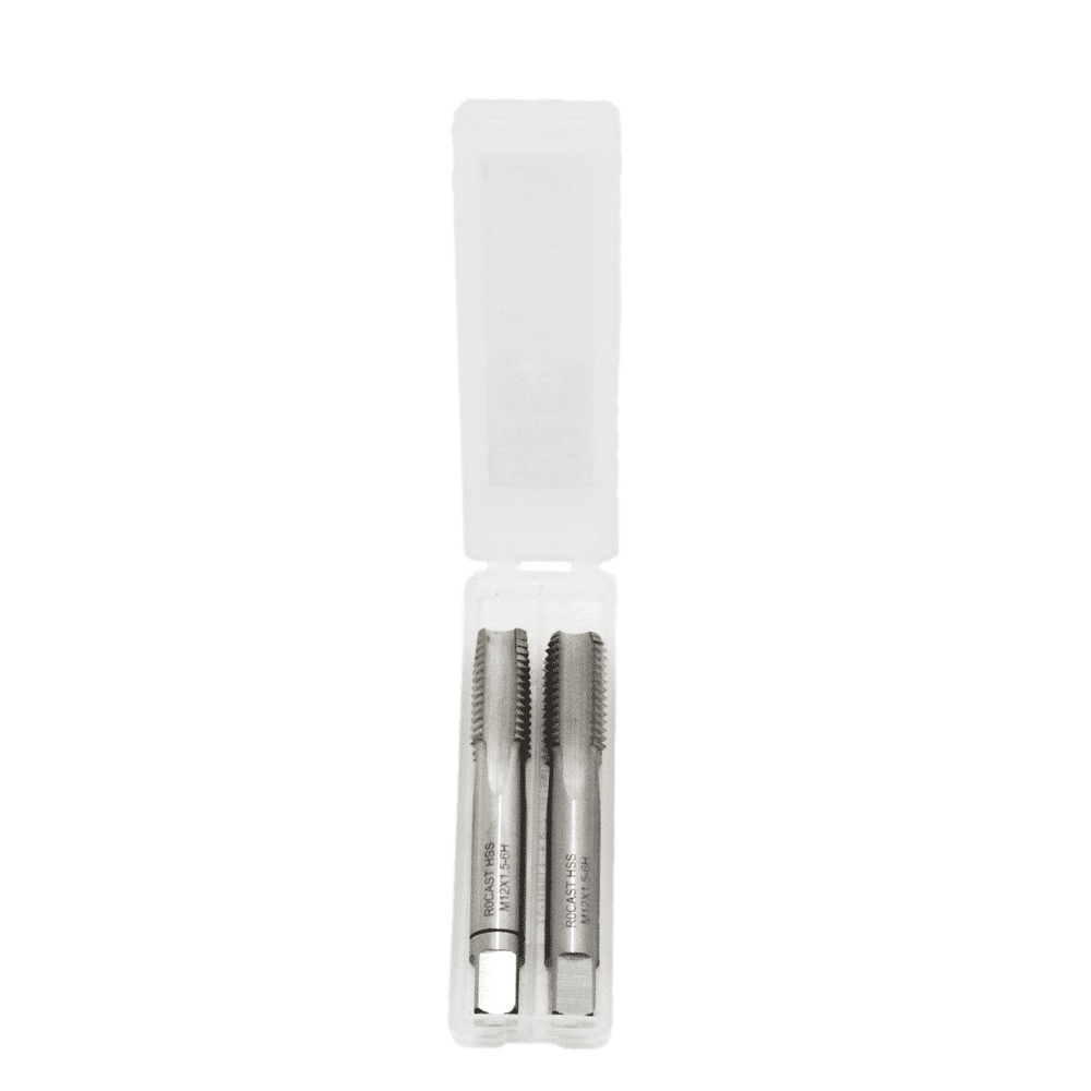 Jogo Macho Aço Rápido MB M12 Passo 1,5mm 2pçs Rocast Jogo Macho Aço Rápido MB M12 Passo 1,5mm 2pçs Rocast