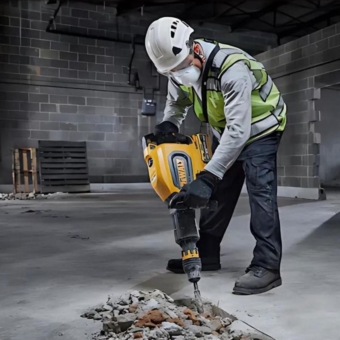 Martelo Demolidor 11Kg 27J SDS MAX 60V DCH911B-B3 DeWalt