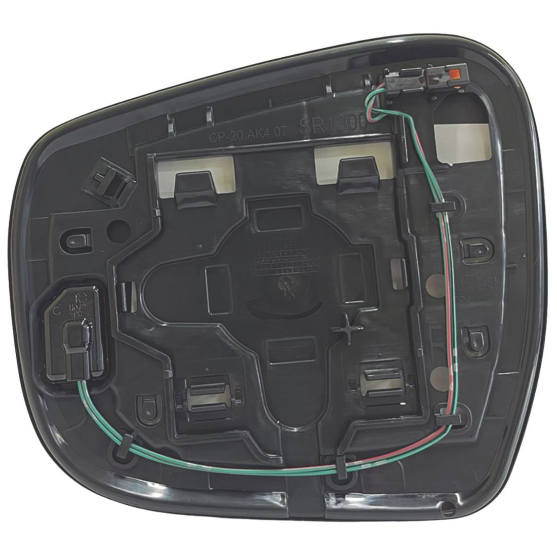 Lente Retrovisor Direito Nissan Frontier 2018 Em Diante C/Sensor de Ponto Cego