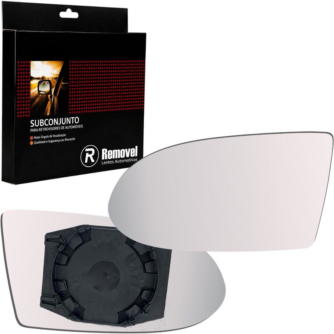 Lente Retrovisor Esquerdo GM Zafira 2001 A 2012