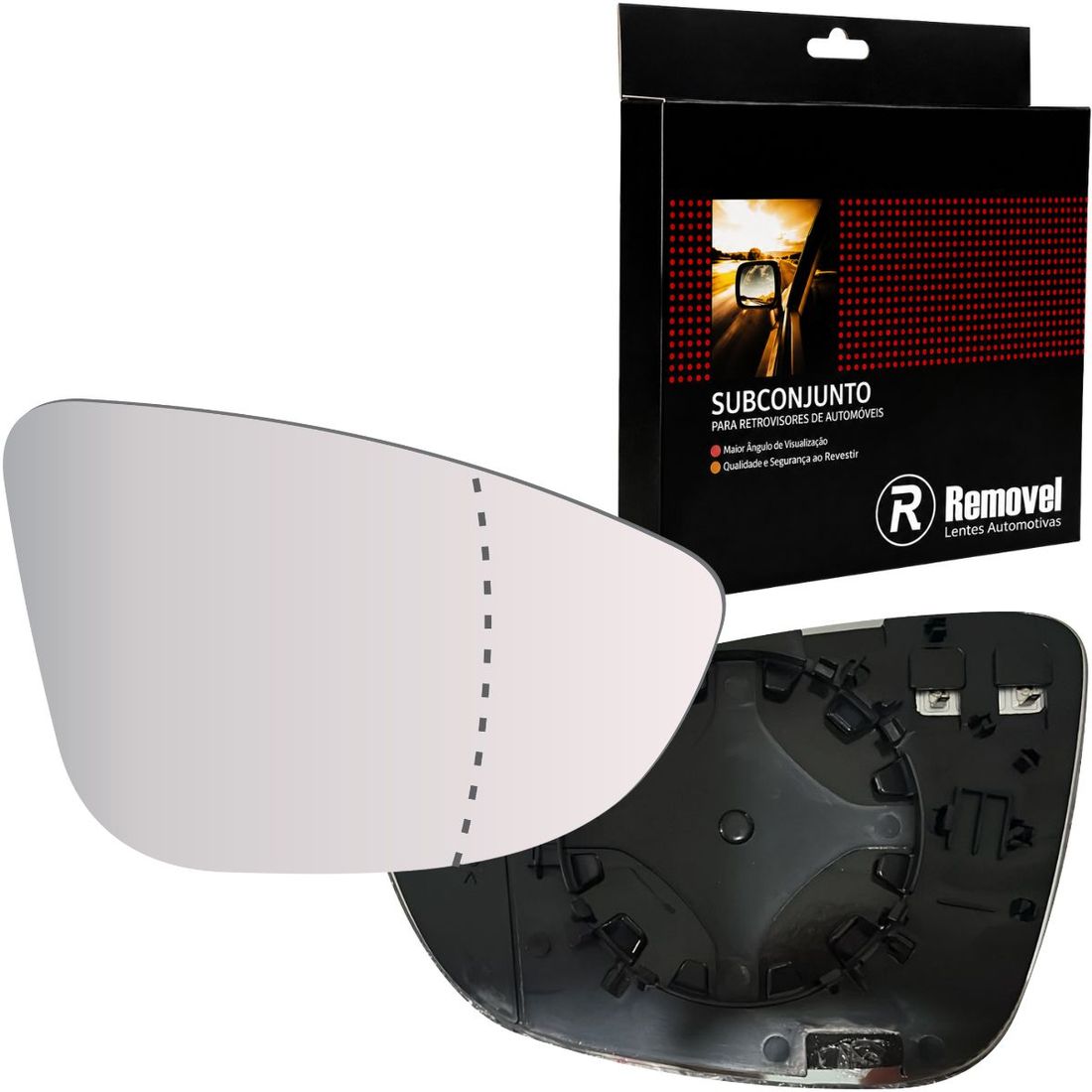 Lente Retrovisor Direito VW Jetta 2011 A 2017 (Térmico/Asférico)