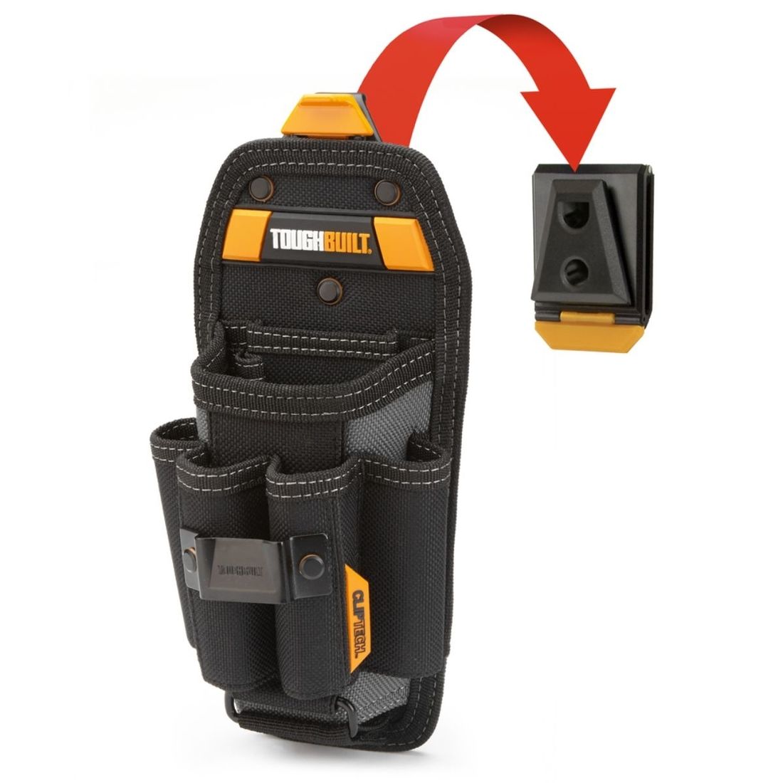 Porta Ferramentas 6 Bolsos Grandes Cliptech Toughbuilt