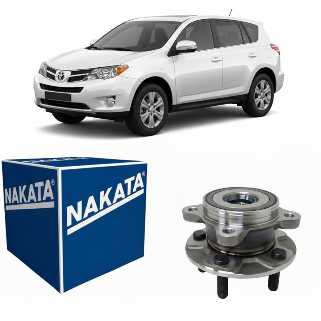 Cubo Roda Dianteiro C/ Rolamento Toyota Rav4 06/15 C/ABS Cubo Roda Dianteiro C/ Rolamento Toyota Rav4 06/15 C/ABS