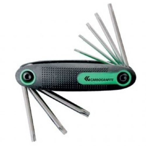 Jogo Chave Torx T9-T40 8 peças Tipo Canivete - Carbografite