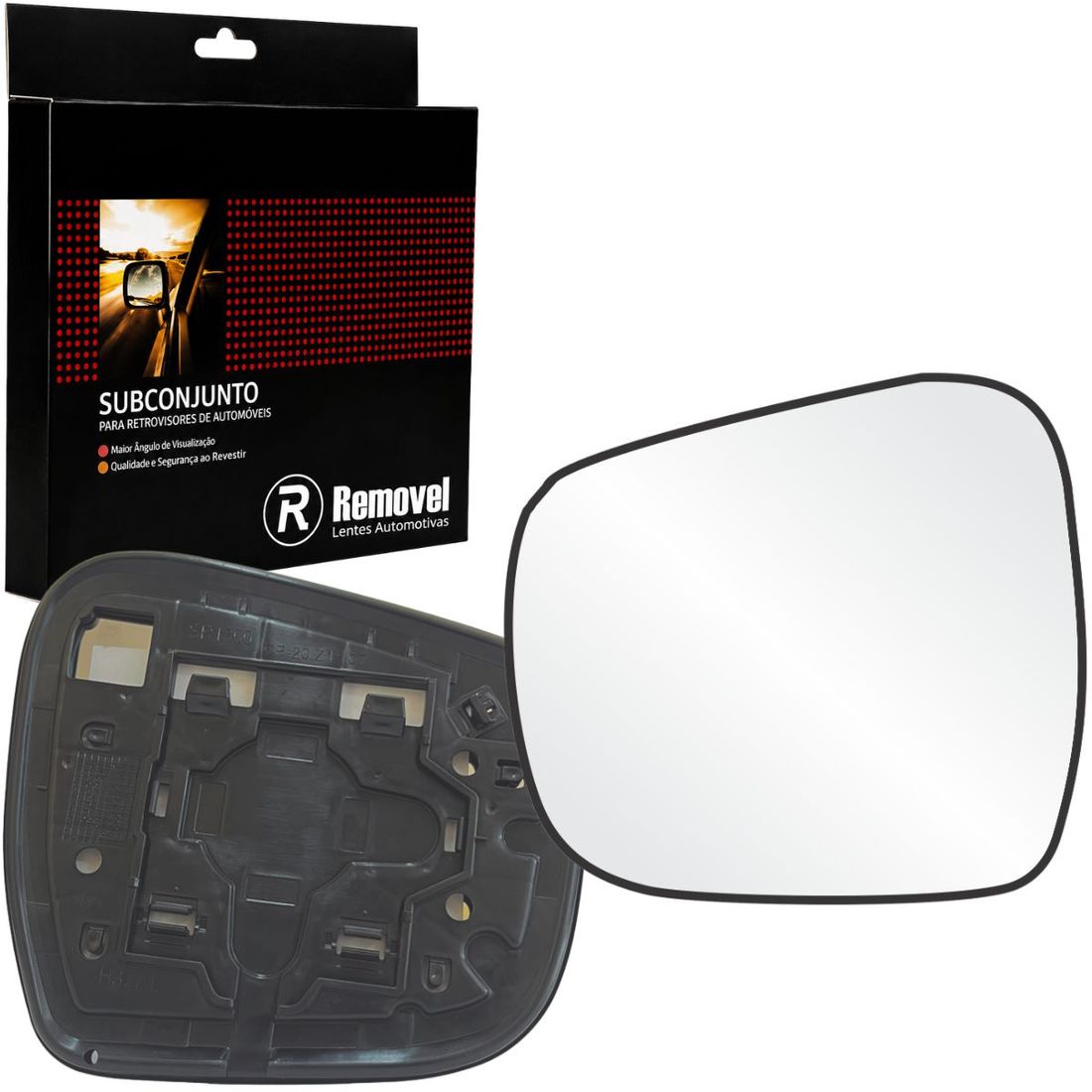 Lente Retrovisor Esquerdo Nissan Frontier 2018 Em Diante