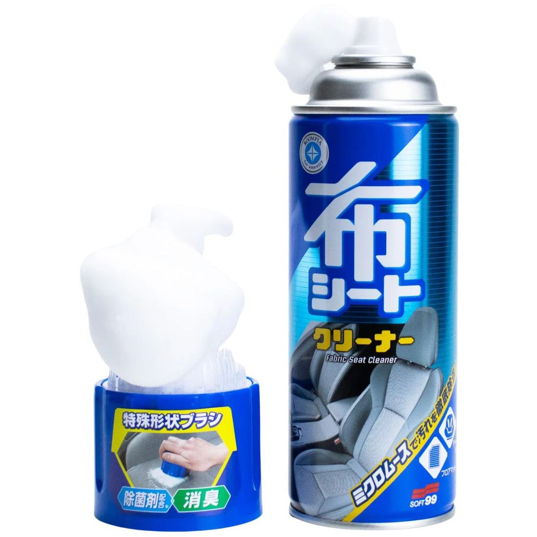 Mousse Limpa Tecido Desodoriza Soft99 420ml Estofado Carpete