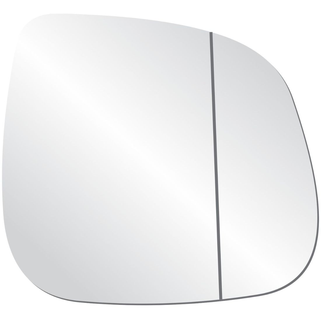 Lente Retrovisor Direito VW Amarok 2010/... Touareg 2002/2010 Asférico