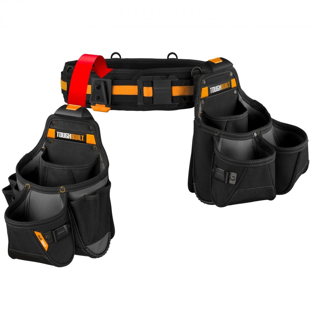 Conjunto Cinto e Bolsas Cliptech 3pçs TB-CT-111-3P Toughbuilt Conjunto Cinto e Bolsas Cliptech 3pçs TB-CT-111-3P Toughbuilt