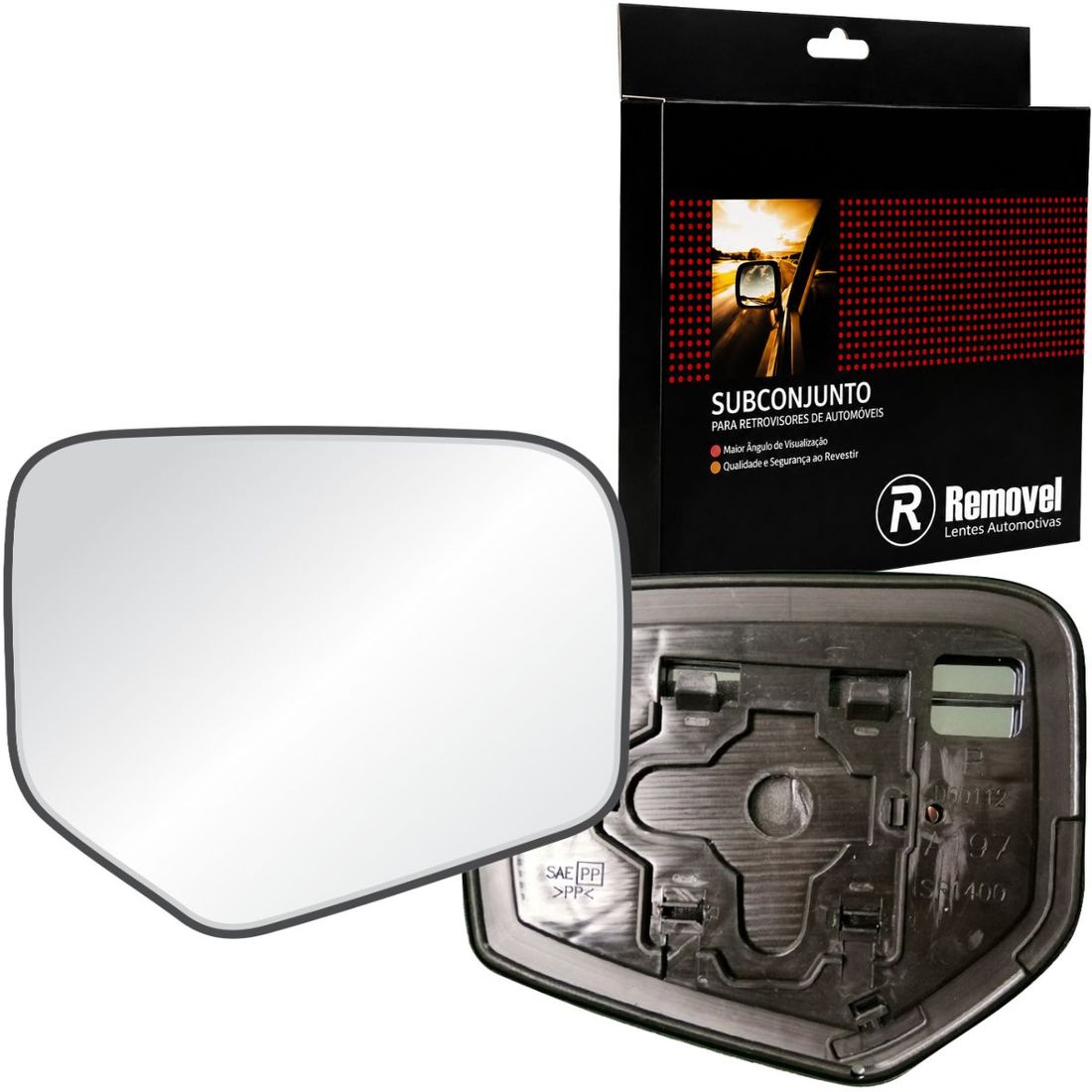 Lente Retrovisor Direito Mitsubishi L200 Triton 2005 A 2017