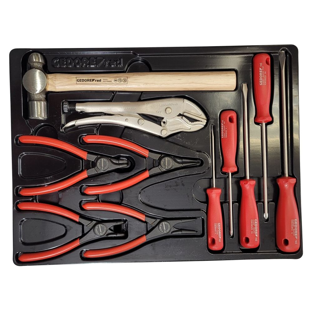 Carro de Ferramentas Gedore RED Vermelho 6 Gavetas 220peças GR21560101