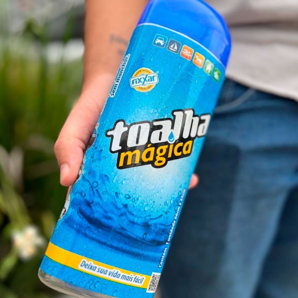 Toalha Mágica Azul Fixxar Toalha Mágica Azul Fixxar