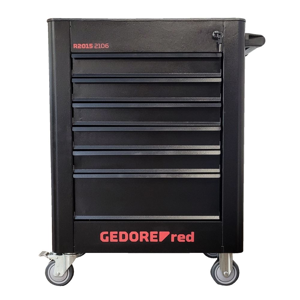 Carro Para Ferramentas Gedore RED Preto 6 Gavetas