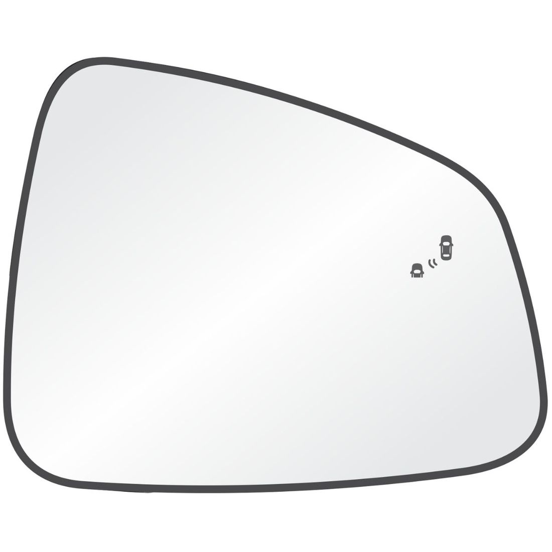 Lente Retrovisor Direito GM Tracker 2013 A 2019 (C/Sensor Ponto Cego)