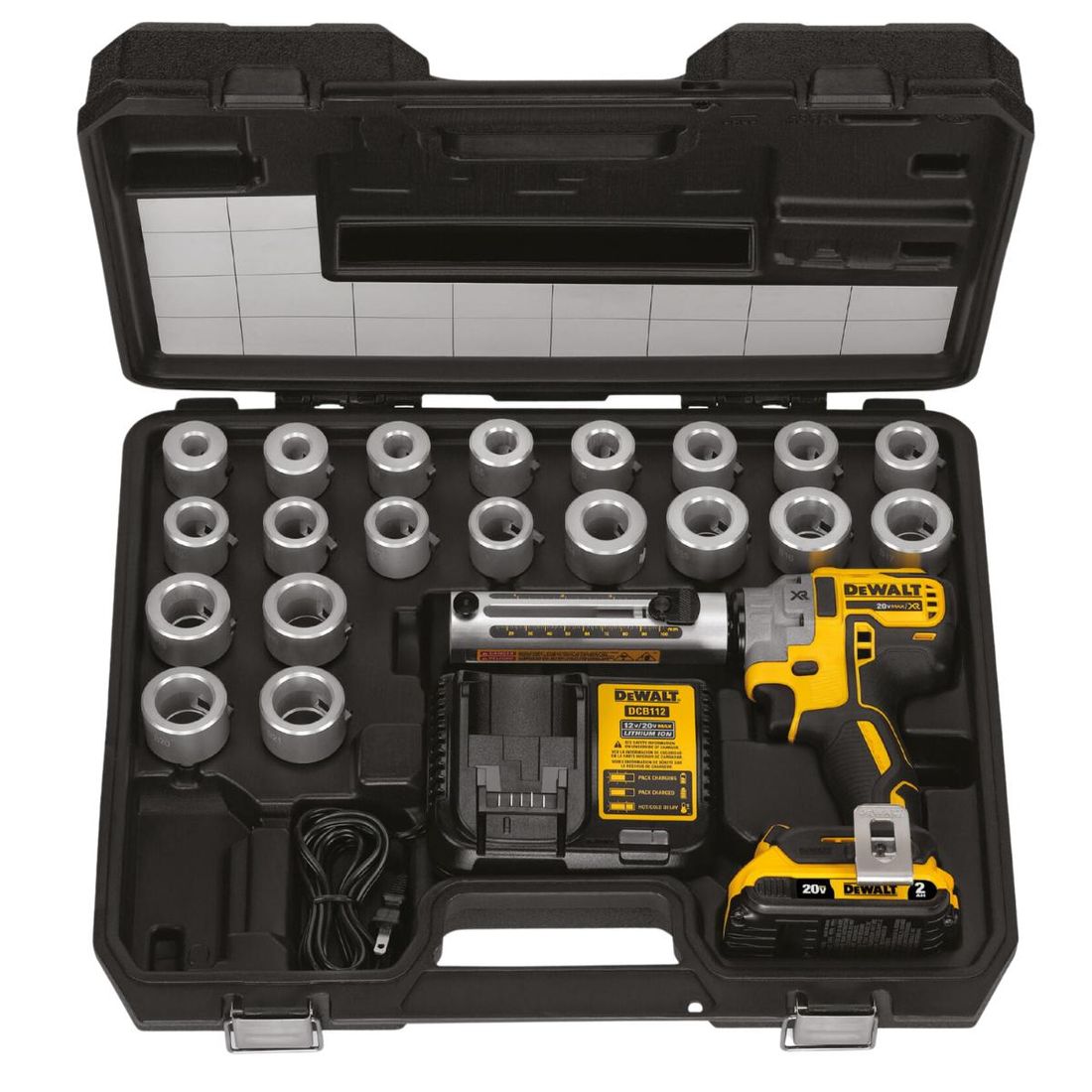Descascador de Cabos DeWalt 20v 1 Bat 2Ah e Carreg Descascador de Cabos DeWalt 20v 1 Bat 2Ah e Carreg
