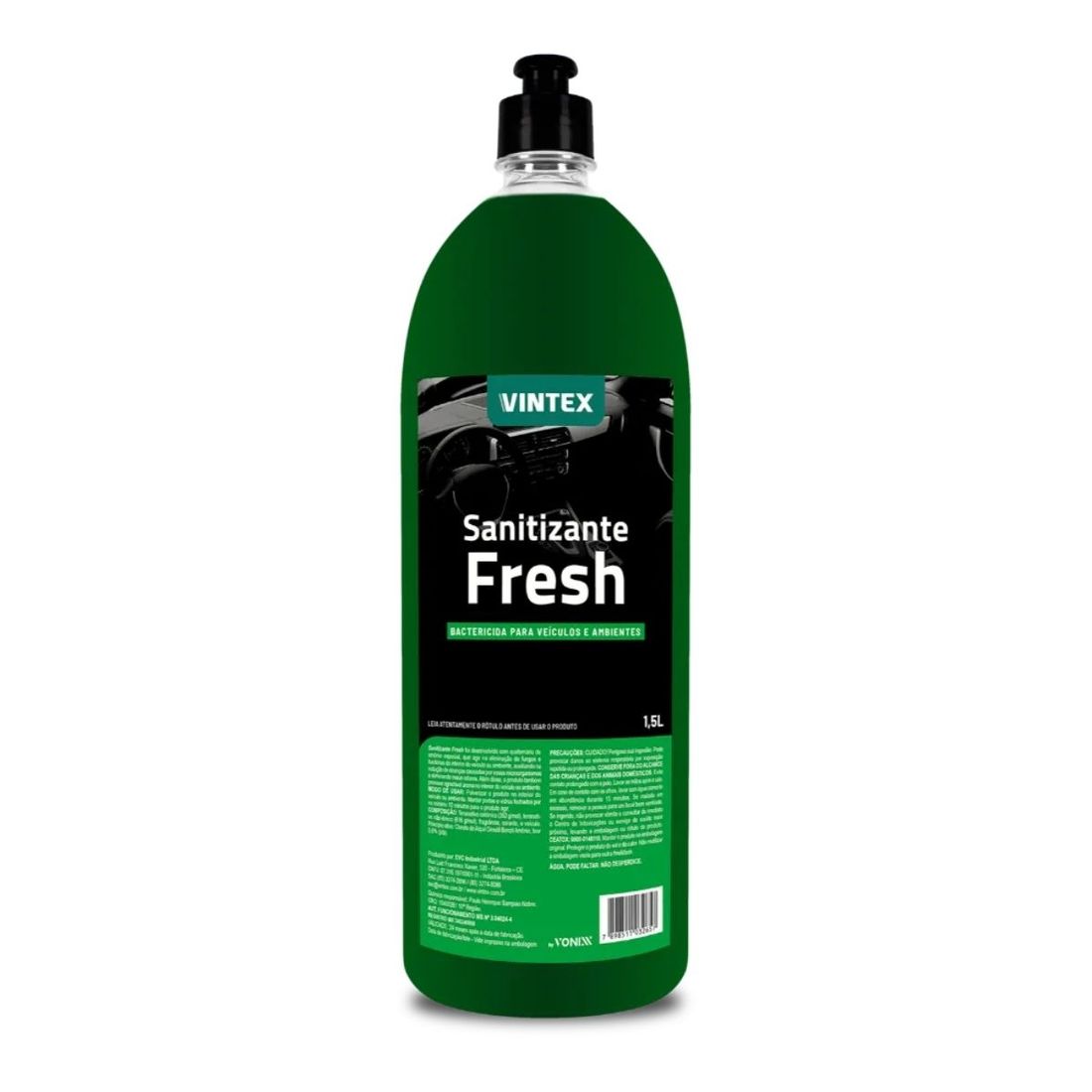 Odorizante e desinfetante Sanitizante Fresh Vintex 1,5L