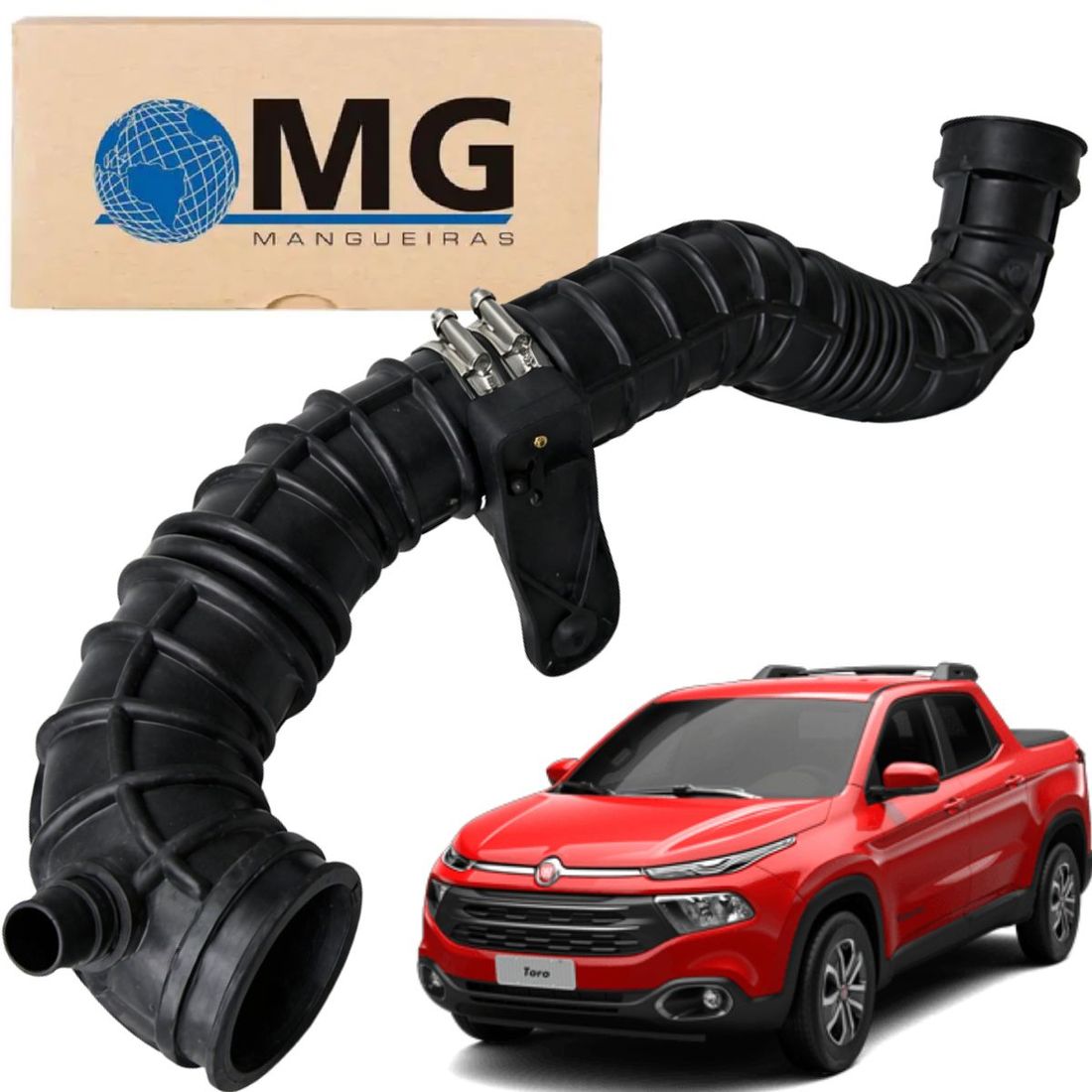 Mangueira Filtro De Ar Fiat Toro 1.8 16v E-torq 2016/2021 Mangueira Filtro De Ar Fiat Toro 1.8 16v E-torq 2016/2021