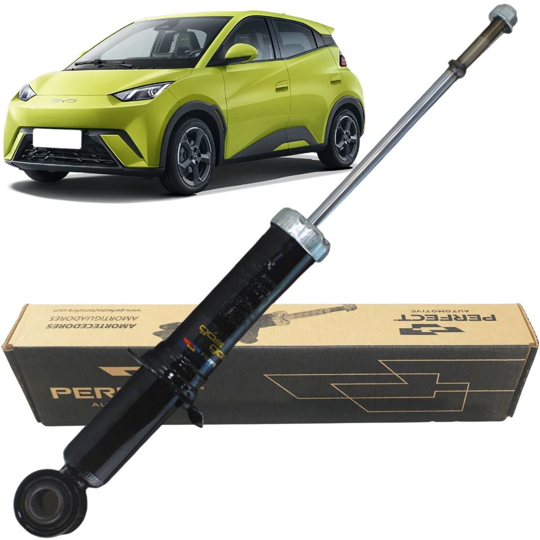 Amortecedor Traseiro Byd Dolphin Mini 2024 Até 2025 Amortecedor Traseiro Byd Dolphin Mini 2024 Até 2025