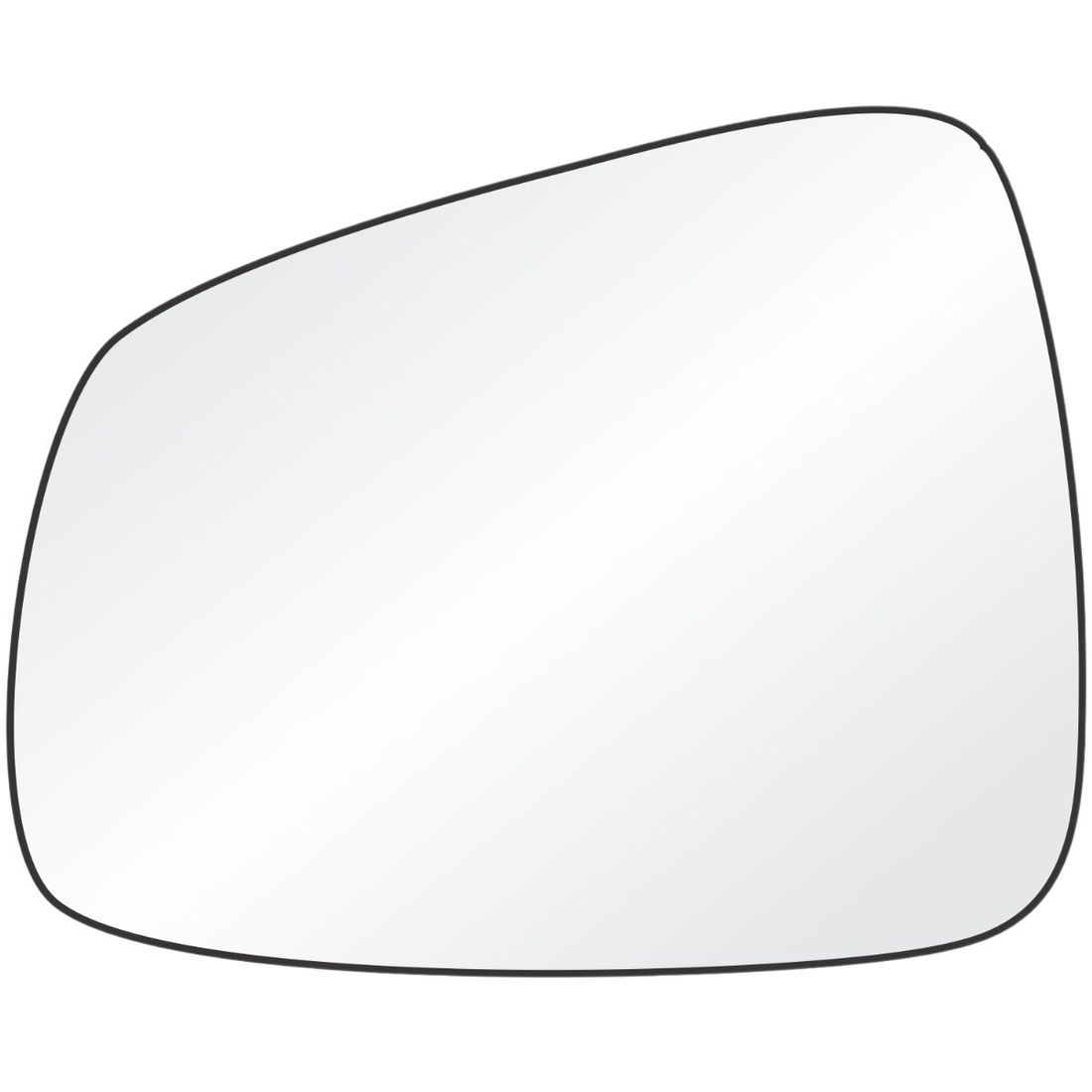 Lente Retrovisor Esquerdo Renault Sandero 2015 A 2022 Logan Após 2015