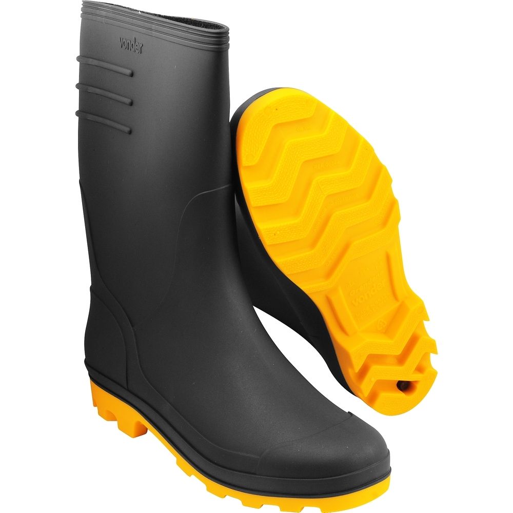 Bota PVC Cano Médio Com Forro 42 Vonder 7079420000