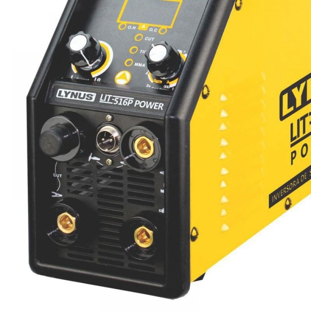 Inversor Solda Elétrica MMA/TIG/Corte Plasma Lynus LIT-516P