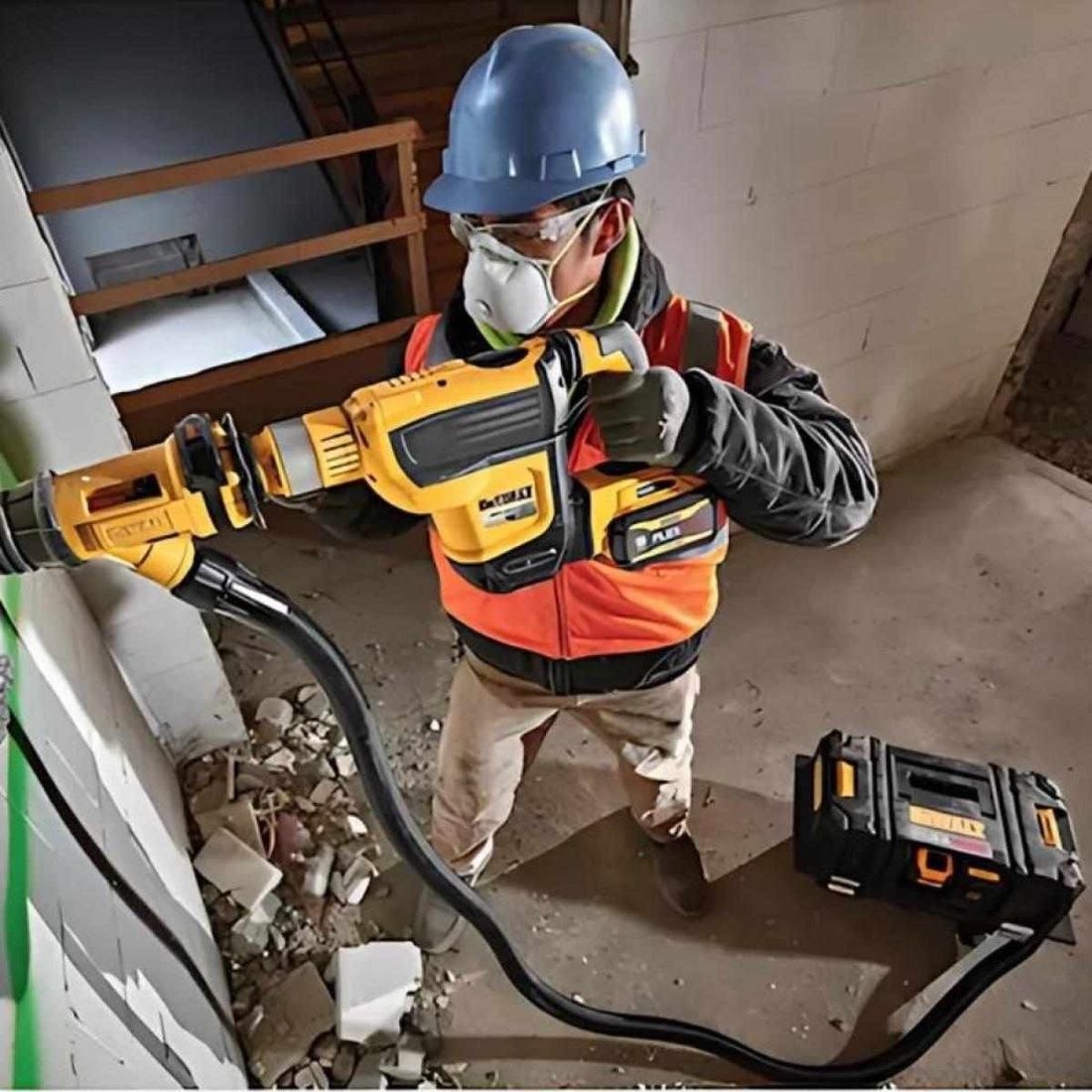 Extrator de Pó Para Martelos Rompedores SDS MAX DeWalt
