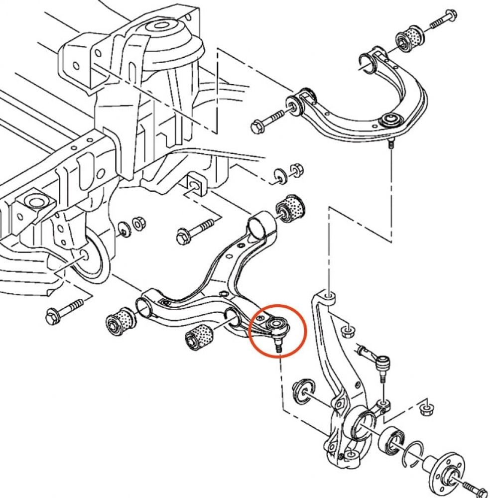 Pivo Dianteiro Inferior VW Amarok - 2010 a 2022 APlus