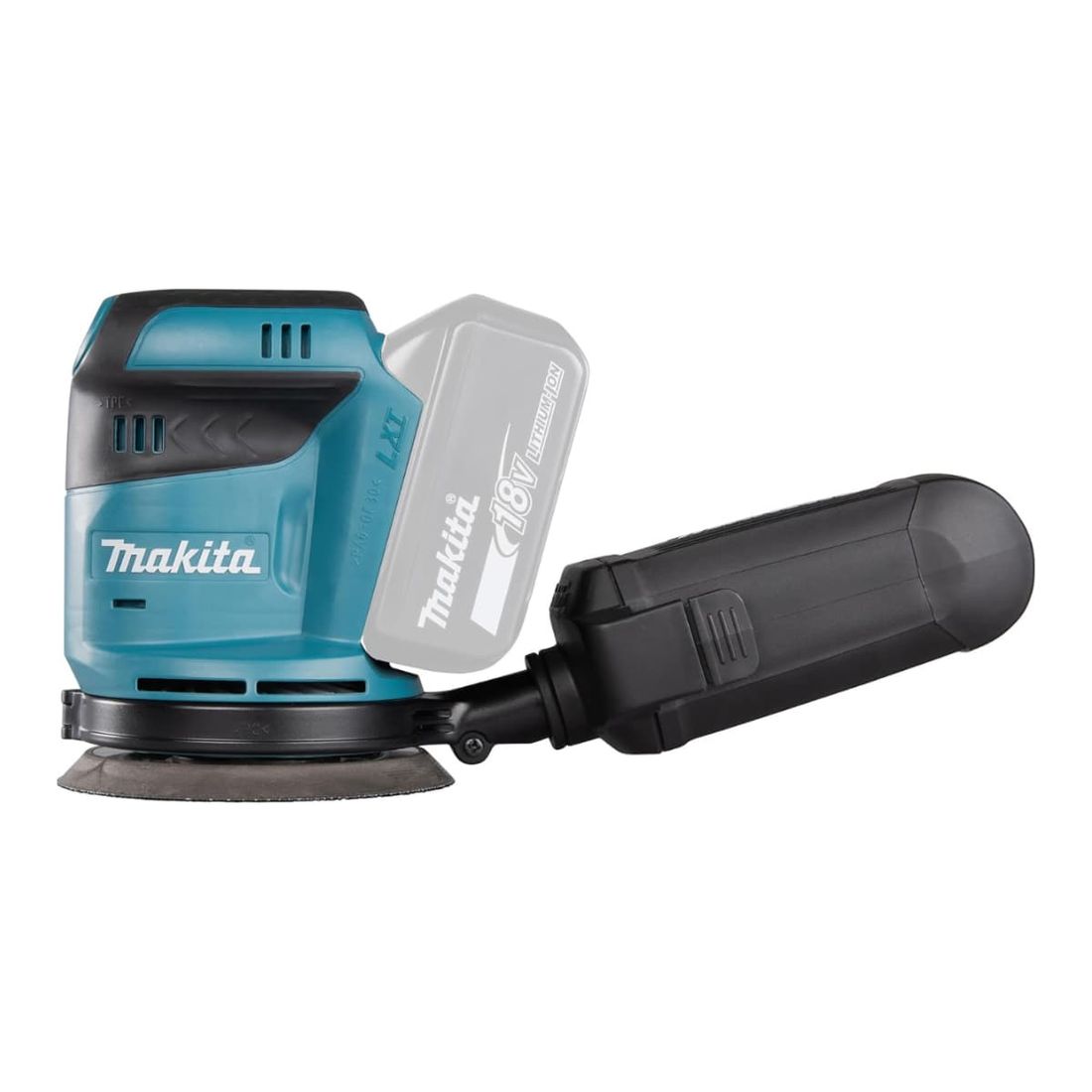 Kit Makita 18V Lixadeira Roto Orbital 5" LXT + 1 Bateria 3Ah e Carregador127V/220V +  Aspirador de Pó Portátil DCL180Z
