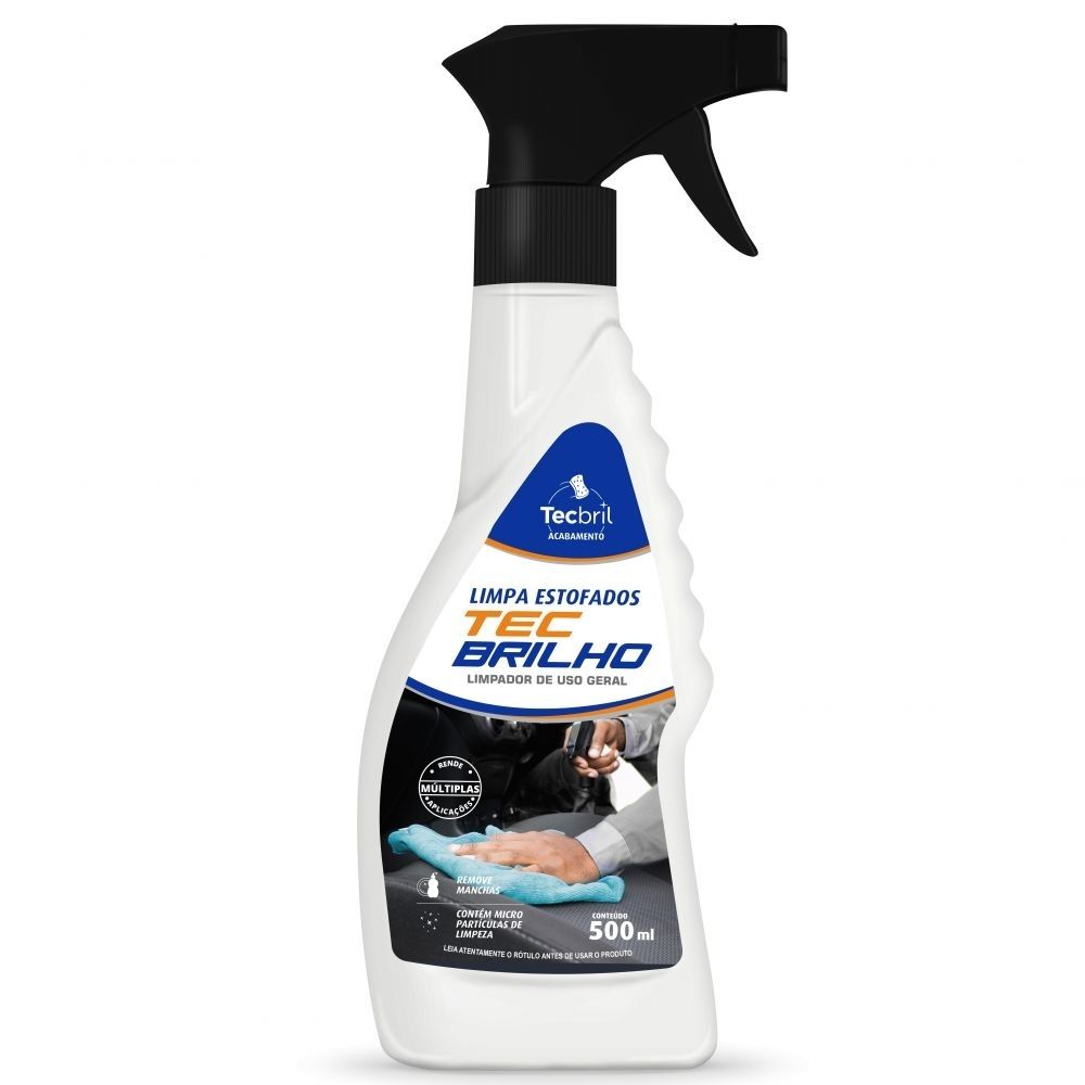 Limpa Estofados Spray 500ml TBRIL 5920019 TecBril Limpa Estofados Spray 500ml TBRIL 5920019 TecBril
