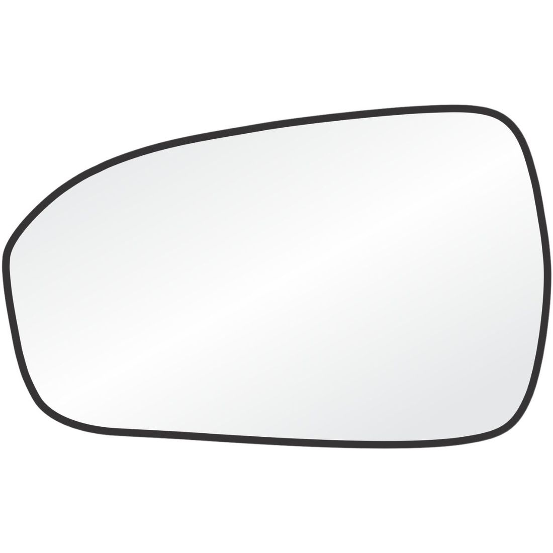 Lente Retrovisor Esquerdo Ford Fusion 2018 Em Diante - Térmico