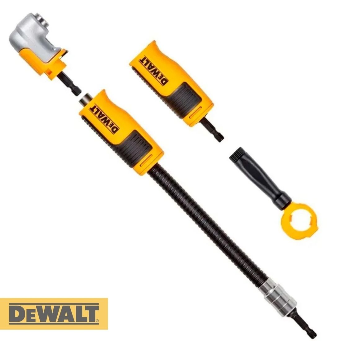 Adaptador Angular P/parafusadeira 4 Em 1 Compacto/flex/90°