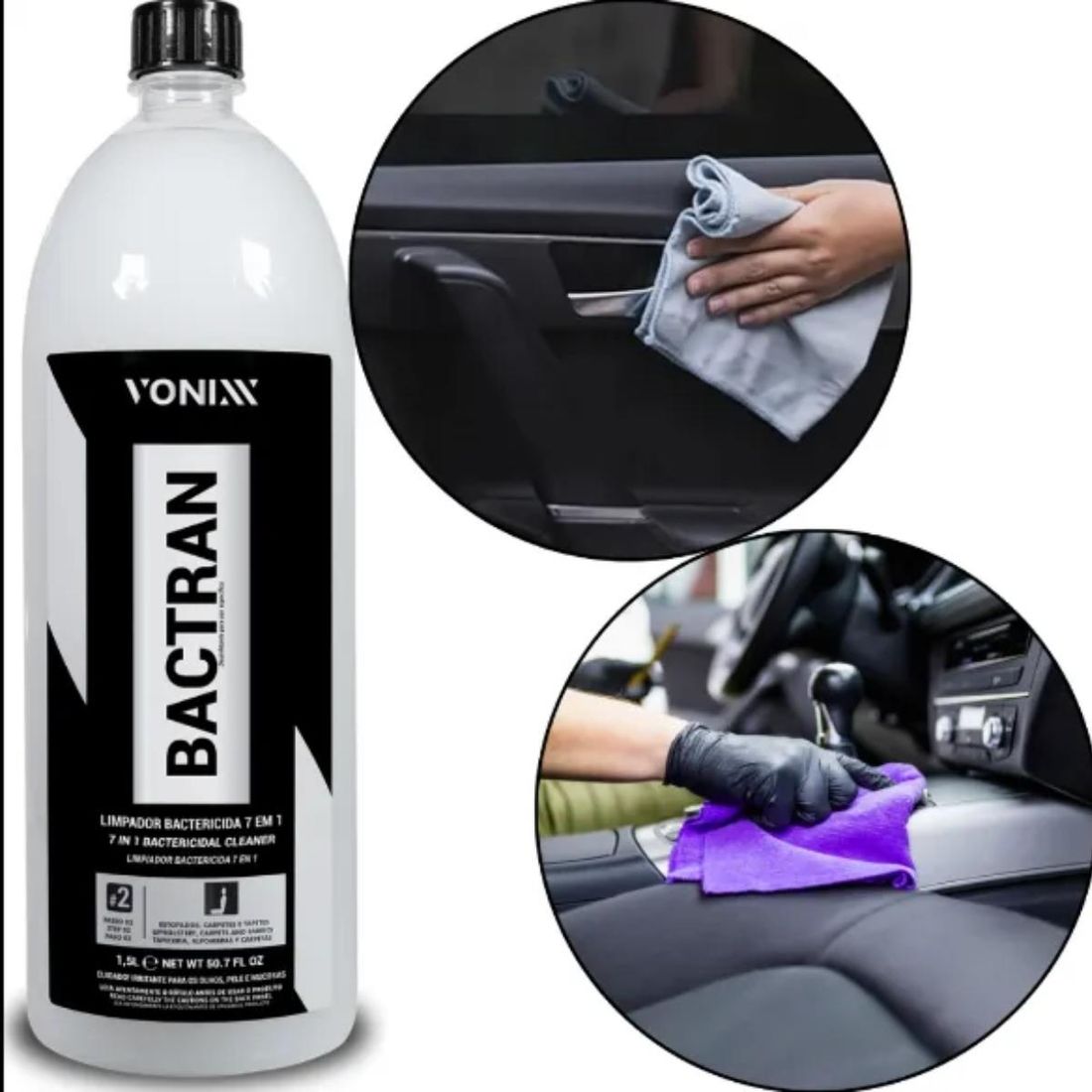 Limpador Ultra Concentrado Estofados Vonixx Bactran 1,5L