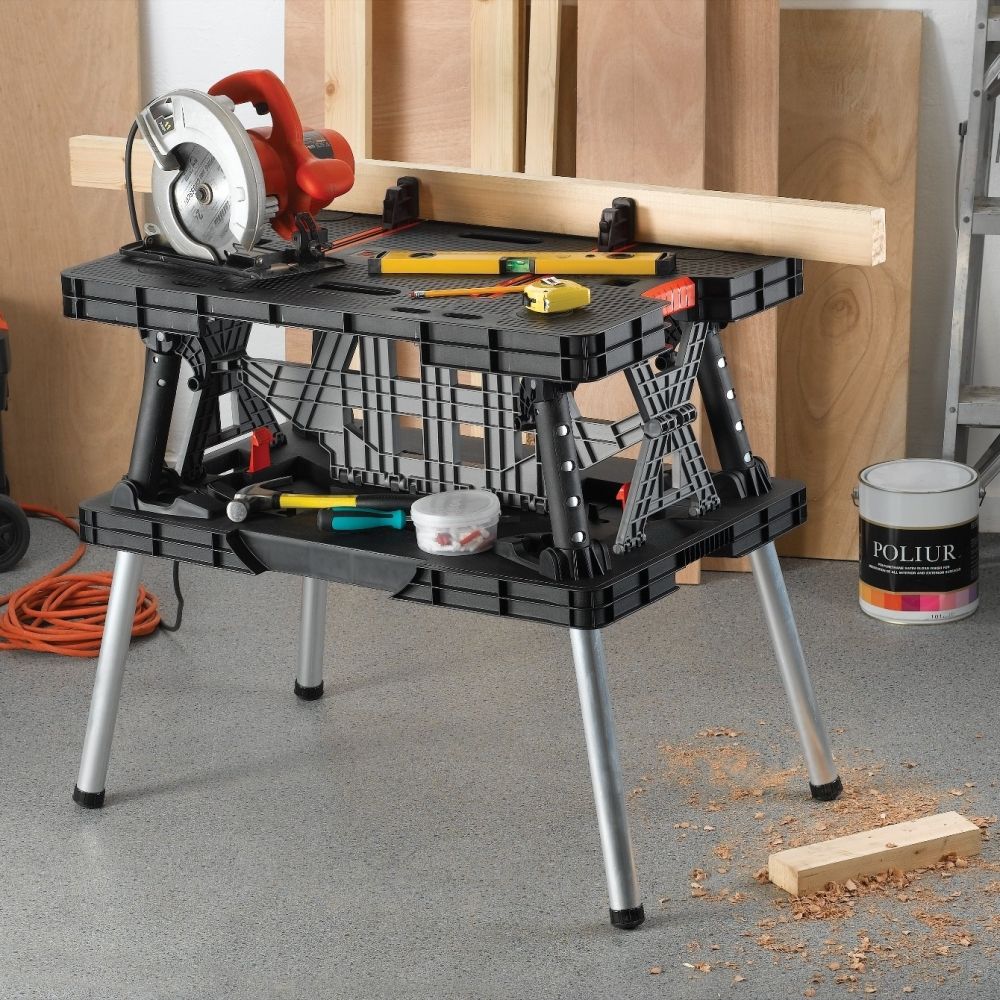 Mesa De Ferramentas Dobrável Portatil 17182239 Keter