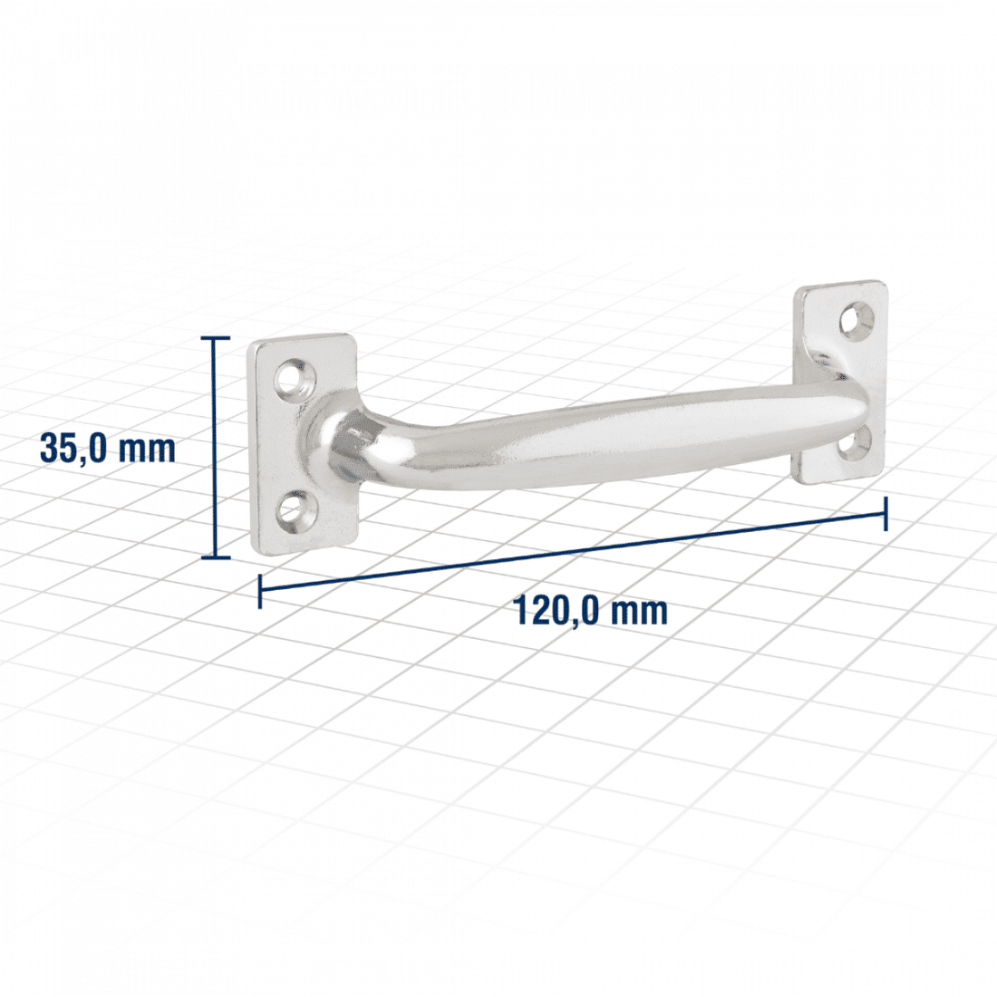 Puxador tipo Alça 120mm - Nove54