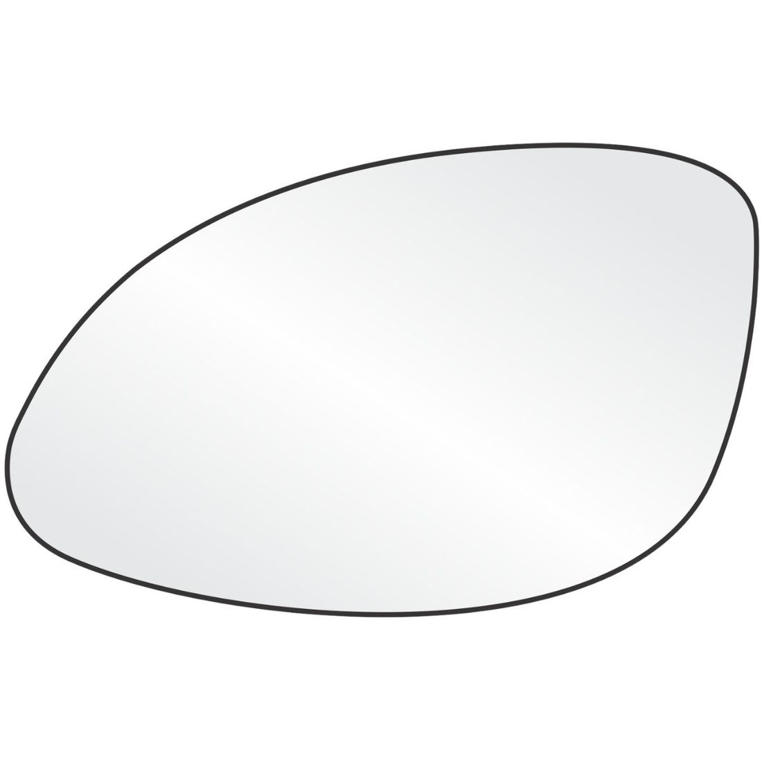 Lente Retrovisor Esquerdo GM Vectra 1997 A 1999