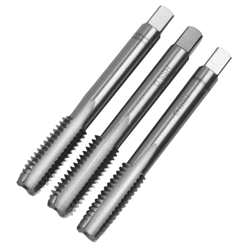 Jogo Macho Aço Rápido MA M10 Passo 1,5mm 3pçs Jogo Macho Aço Rápido MA M10 Passo 1,5mm 3pçs