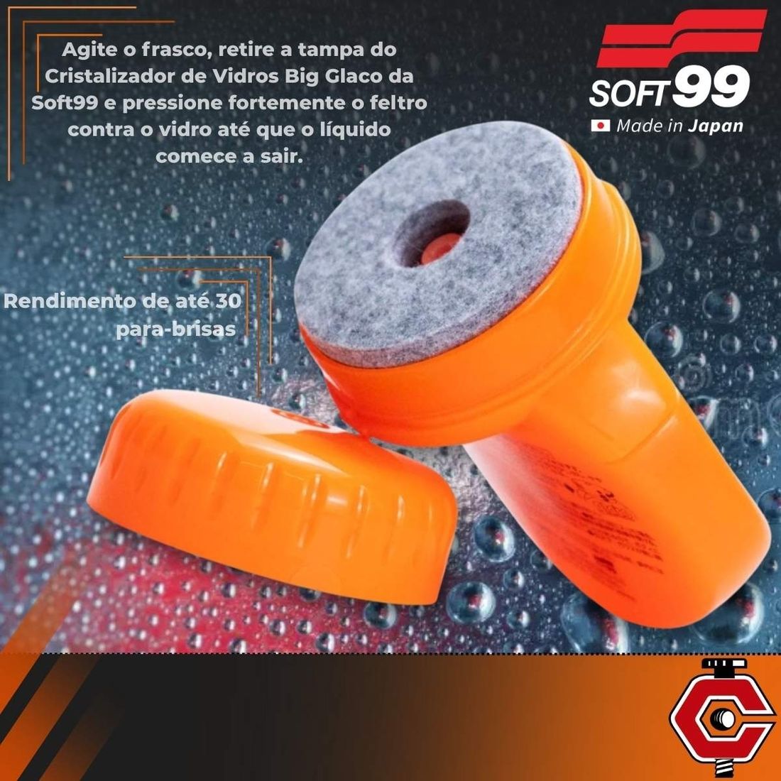 Cristalizador de Vidros Big Glaco 120ml Soft99