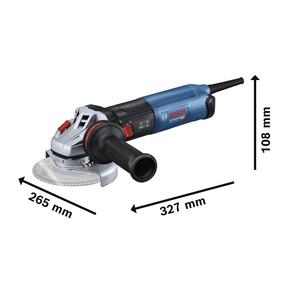 Esmerilhadeira Bosch GWS 17-125 S 5" 1700W 220V Com Controle Velocidade Esmerilhadeira Bosch GWS 17-125 S 5" 1700W 220V Com Controle Velocidade