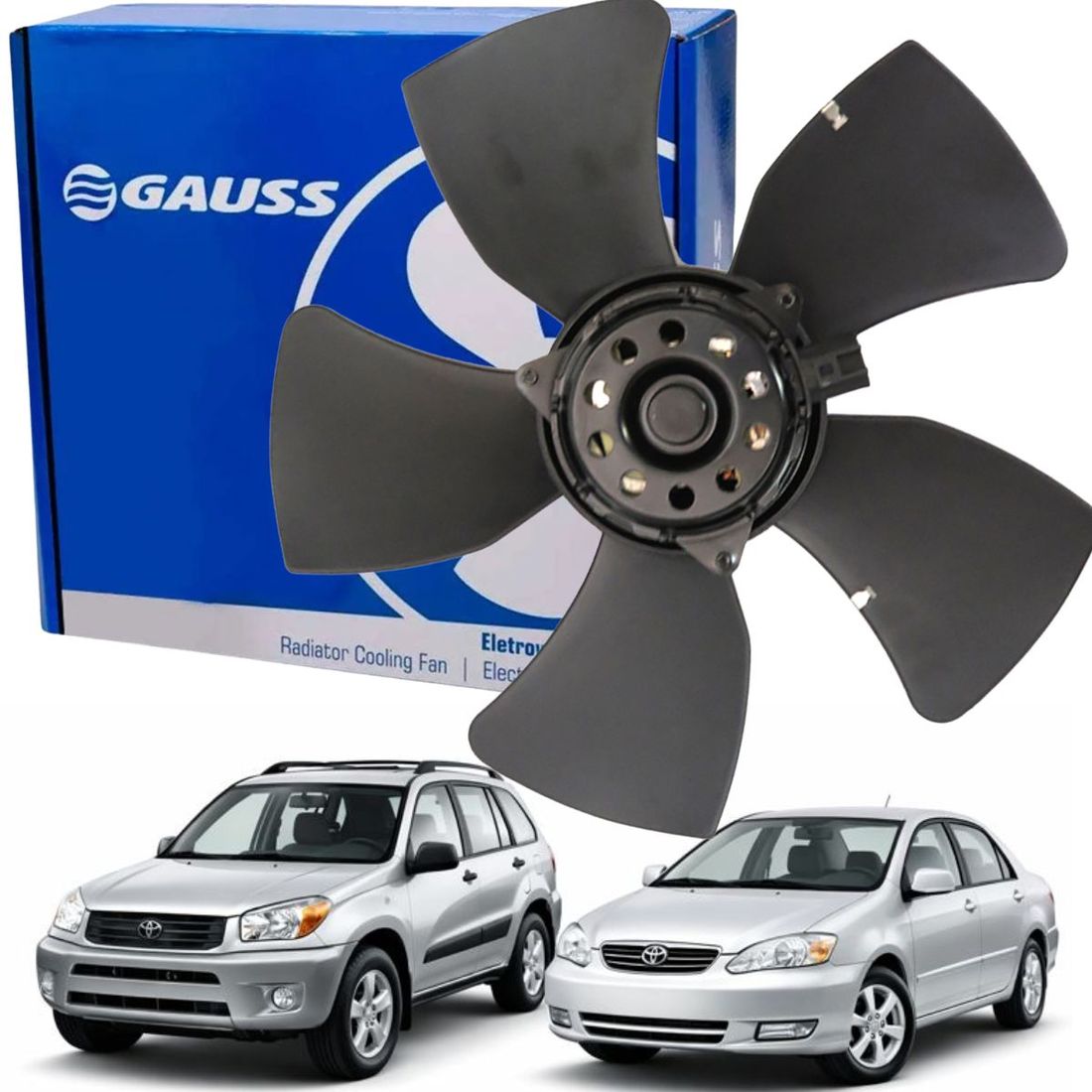 Eletroventilador Toyota Corolla 2002 A 2008 Rav4 2.0 00/05
