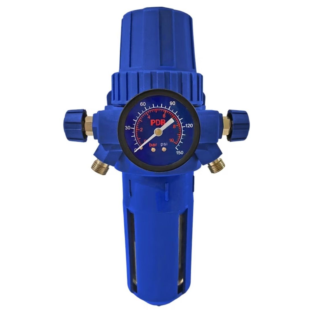 Filtro Regulador Dupla Saída De Ar 1/4 E 1/2" PDR PRO