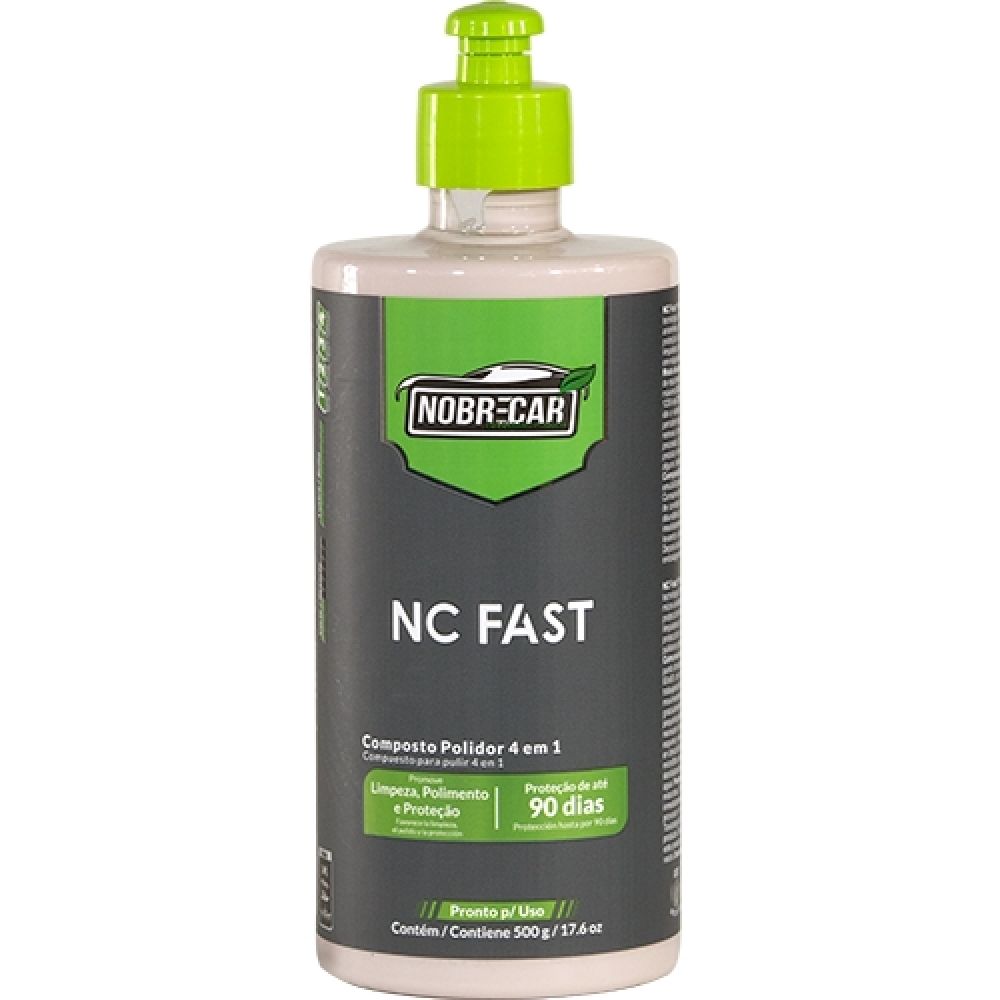 Composto Polidor 4 em 1 NC Fast 500g Nobrecar 1136 Composto Polidor 4 em 1 NC Fast 500g Nobrecar 1136