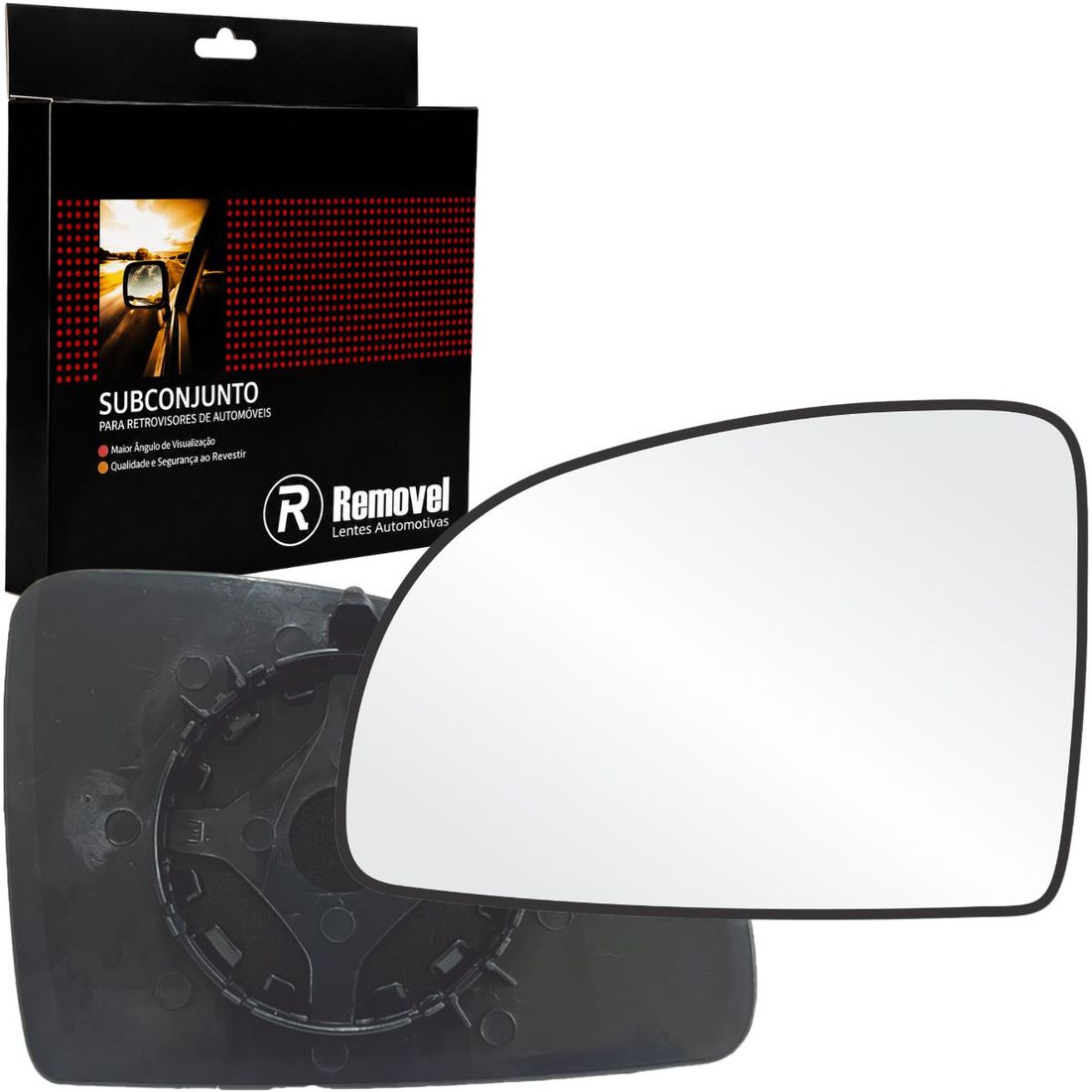 Lente Retrovisor Esquerdo GM Celta 2007/2015 Prisma 2008/2012