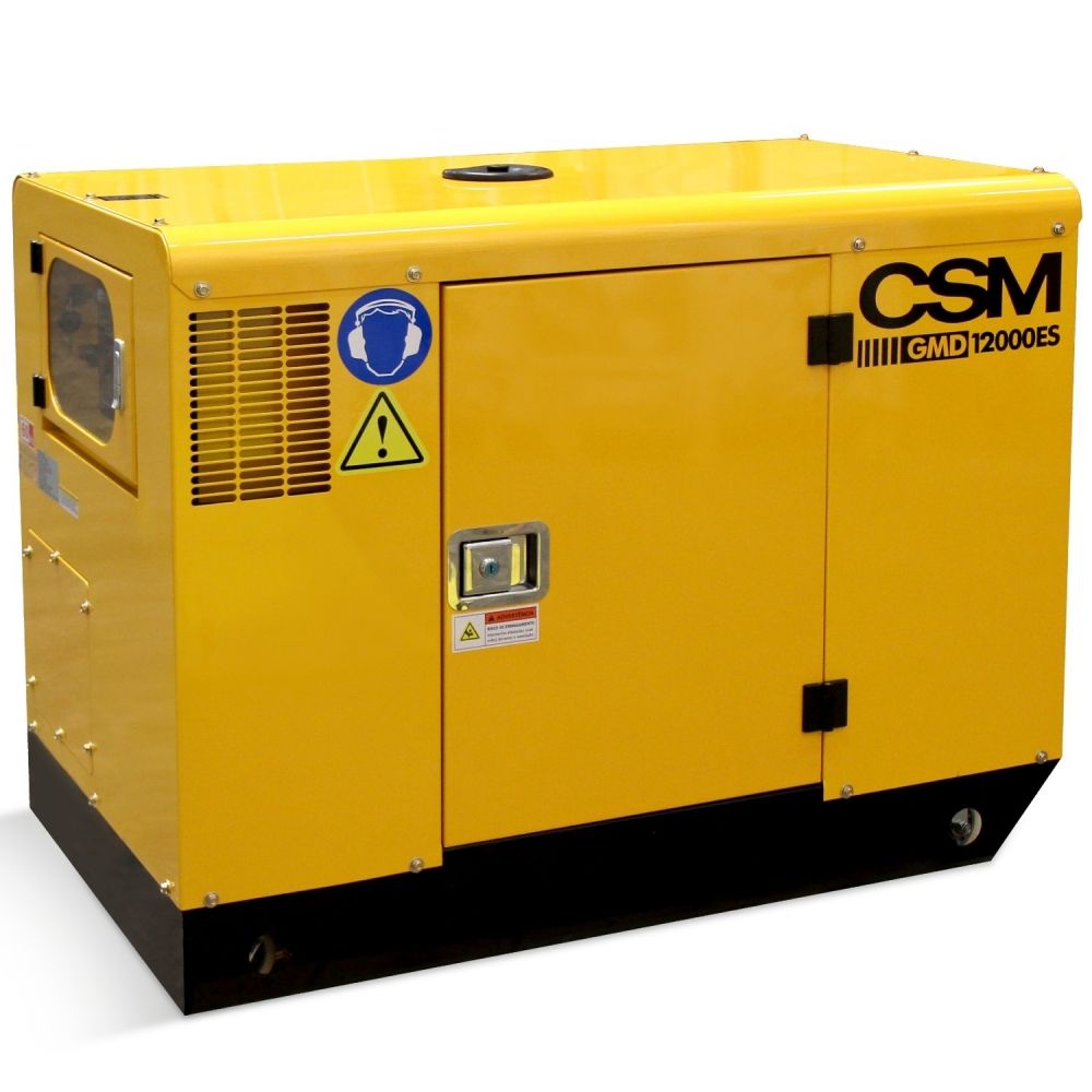 Gerador Diesel 11 kVA Monofásico 110/220V Cabinado CSM GMD12000ES