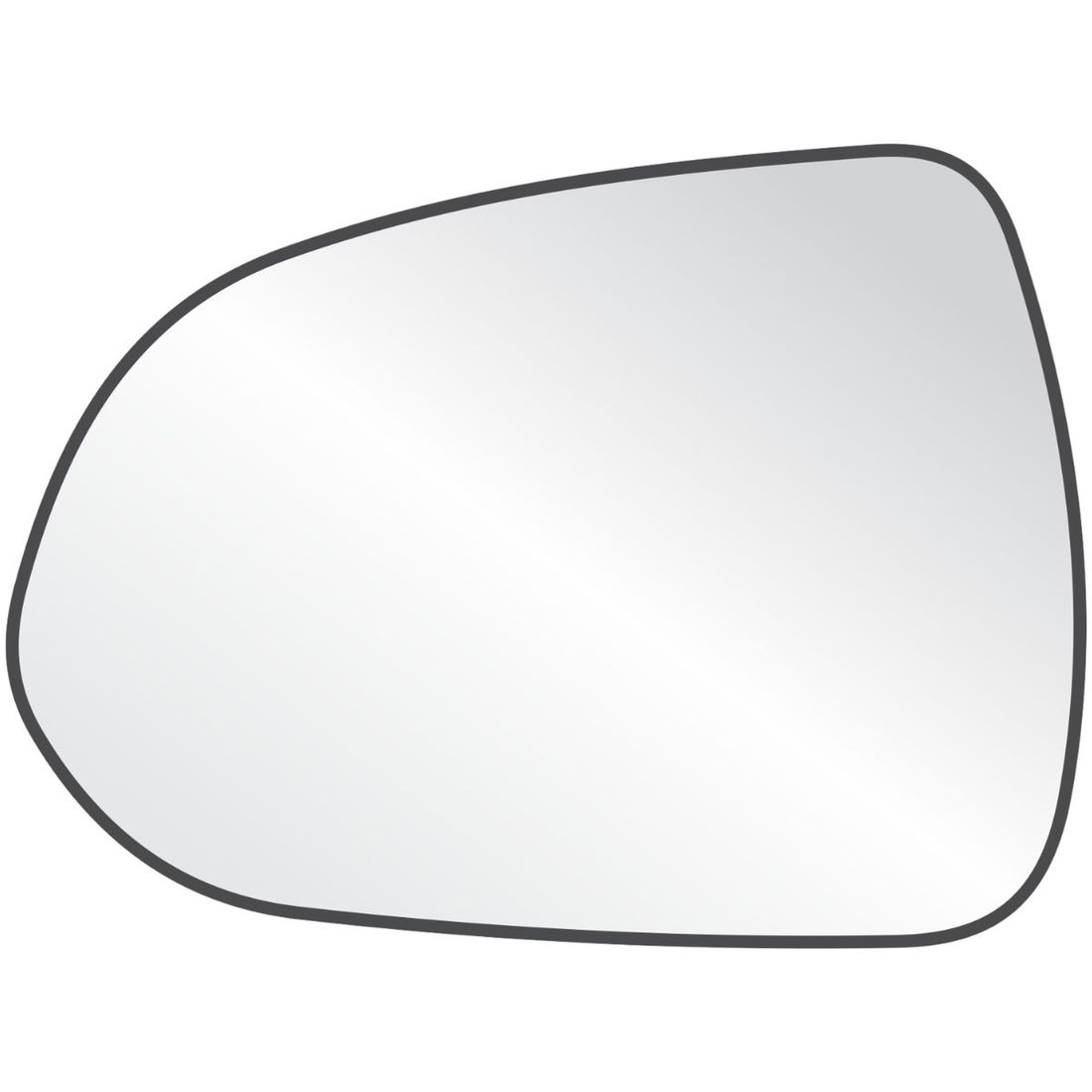 Lente Retrovisor Esquerdo Honda Fit 2006 A 2009