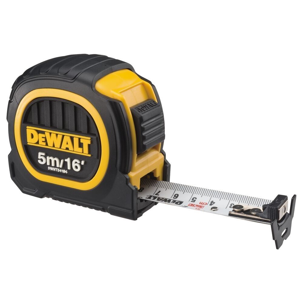 Trena Profissional 5 Metros Emborrachada DeWalt DWHT34194L